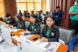 มรภ.กำแพงเพชร และ มรภ.สกลนคร ศึกษาดูงานศูนย์ภาษา และกองพัฒนานักศึกษา สนอ. มรภ.เทพสตรี