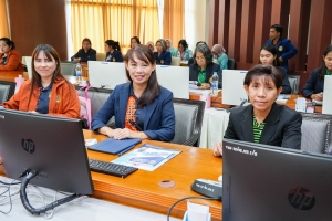 มรภ.กำแพงเพชร และ มรภ.สกลนคร ศึกษาดูงานศูนย์ภาษา และกองพัฒนานักศึกษา สนอ. มรภ.เทพสตรี