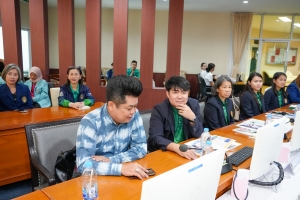มรภ.กำแพงเพชร และ มรภ.สกลนคร ศึกษาดูงานศูนย์ภาษา และกองพัฒนานักศึกษา สนอ. มรภ.เทพสตรี