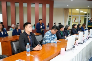 มรภ.กำแพงเพชร และ มรภ.สกลนคร ศึกษาดูงานศูนย์ภาษา และกองพัฒนานักศึกษา สนอ. มรภ.เทพสตรี