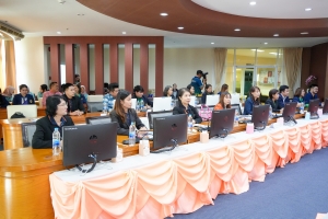 มรภ.กำแพงเพชร และ มรภ.สกลนคร ศึกษาดูงานศูนย์ภาษา และกองพัฒนานักศึกษา สนอ. มรภ.เทพสตรี