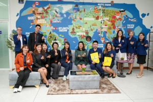มรภ.กำแพงเพชร และ มรภ.สกลนคร ศึกษาดูงานศูนย์ภาษา และกองพัฒนานักศึกษา สนอ. มรภ.เทพสตรี