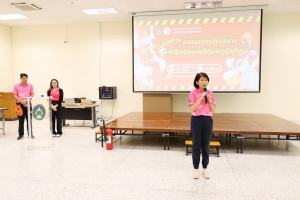 คณะมนุษยศาสตร์ฯ จัดอบรมฝึกซ้อมเผชิญเหตุอัคคีภัย