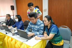สบท. จัดประชุมชี้แจงวิธีการกรอกข้อมูลสำหรับผู้บริหารและวิธีการอนุมัติการประเมินการปฏิบัติราชการฯ