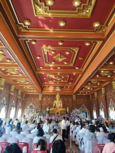 มรภ.เทพสตรี ร่วมพิธีทำบุญทอดกฐินวัดขุนอินทประมูล