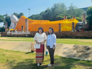 มรภ.เทพสตรี ร่วมพิธีทำบุญทอดกฐินวัดขุนอินทประมูล