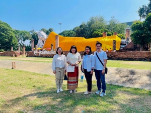 มรภ.เทพสตรี ร่วมพิธีทำบุญทอดกฐินวัดขุนอินทประมูล
