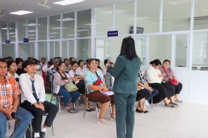 กองพัฒนานักศึกษาจัดประชุมชี้แจงรายละเอียดการสะสมชั่วโมงกิจกรรม และการลงนามในแบบยืนยันการกู้ยืมเงิน กยศ.