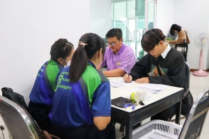 กองพัฒนานักศึกษาจัดประชุมชี้แจงรายละเอียดการสะสมชั่วโมงกิจกรรม และการลงนามในแบบยืนยันการกู้ยืมเงิน กยศ.