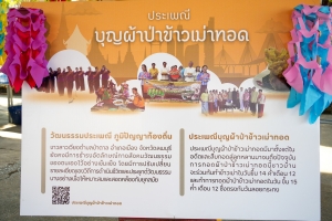 มรภ.เทพสตรี ร่วมโครงการสืบสานประเพณีลอยกระทง บุญผ้าป่าข้าวเม่าทอด ของเทศบาลตำบลป่าตาล