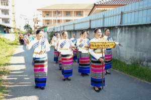 มรภ.เทพสตรี ร่วมโครงการสืบสานประเพณีลอยกระทง บุญผ้าป่าข้าวเม่าทอด ของเทศบาลตำบลป่าตาล