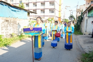 มรภ.เทพสตรี ร่วมโครงการสืบสานประเพณีลอยกระทง บุญผ้าป่าข้าวเม่าทอด ของเทศบาลตำบลป่าตาล