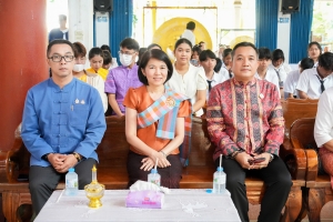 มรภ.เทพสตรี ร่วมโครงการสืบสานประเพณีลอยกระทง บุญผ้าป่าข้าวเม่าทอด ของเทศบาลตำบลป่าตาล