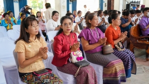 มรภ.เทพสตรี ร่วมโครงการสืบสานประเพณีลอยกระทง บุญผ้าป่าข้าวเม่าทอด ของเทศบาลตำบลป่าตาล