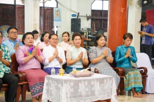 มรภ.เทพสตรี ร่วมโครงการสืบสานประเพณีลอยกระทง บุญผ้าป่าข้าวเม่าทอด ของเทศบาลตำบลป่าตาล