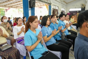 มรภ.เทพสตรี ร่วมโครงการสืบสานประเพณีลอยกระทง บุญผ้าป่าข้าวเม่าทอด ของเทศบาลตำบลป่าตาล