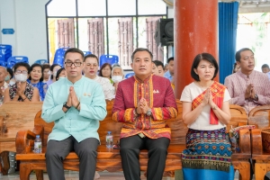 มรภ.เทพสตรี ร่วมโครงการสืบสานประเพณีลอยกระทง บุญผ้าป่าข้าวเม่าทอด ของเทศบาลตำบลป่าตาล