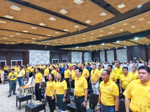 อธิการบดี มรภ.เทพสตรี ร่วมแถลงข่าวการแข่งขันฟุตบอลราชภัฏคิงส์คัพ ครั้งที่ 1 ชิงถ้วยพระราชทานพระบาทสมเด็จพระเจ้าอยู่หัว
