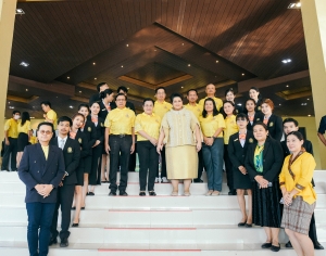 อธิการบดี มรภ.เทพสตรี ร่วมแถลงข่าวการแข่งขันฟุตบอลราชภัฏคิงส์คัพ ครั้งที่ 1 ชิงถ้วยพระราชทานพระบาทสมเด็จพระเจ้าอยู่หัว